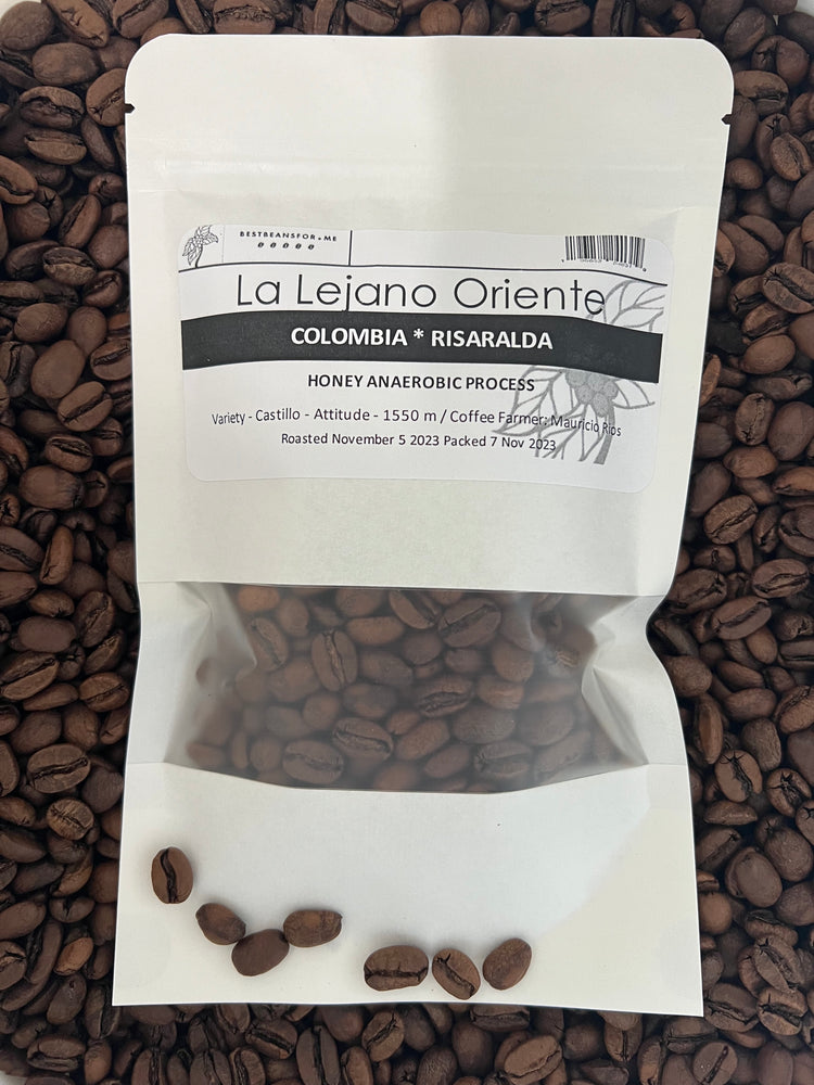 Sample pack 3 oz of El Lejano Oriente - Honey Anaerobic Process Speciality Coffee Colombia