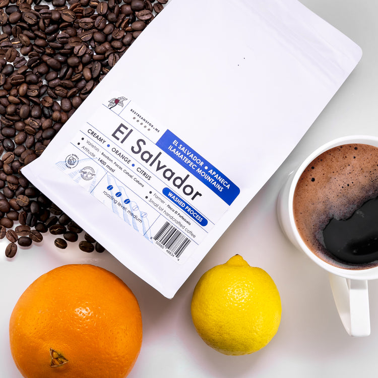 El Salvador, Single Origin Whole Coffee Beans, Finca El Portezuel, Bourbon and Caturra Varietals