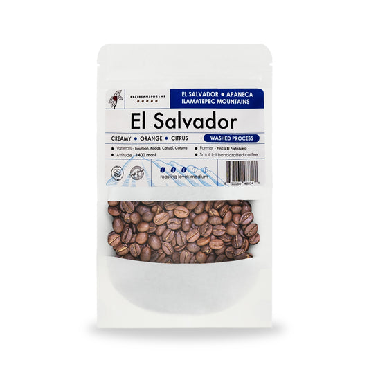 Sample pack 3 oz of El Salvador - Single Origin Whole Coffee Beans, Finca El Portezuel, Bourbon and Caturra Varietals